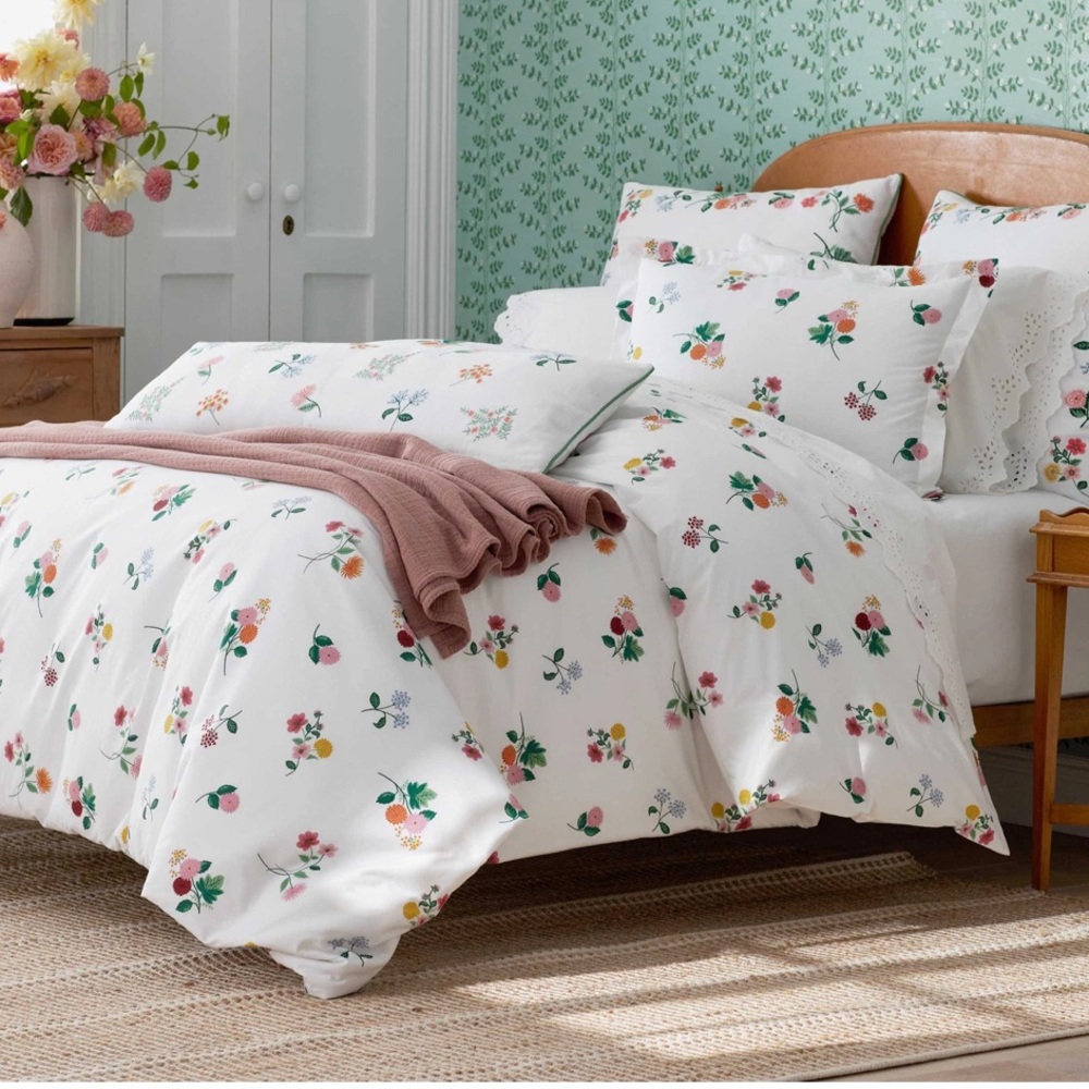 RIFLE PAPER DITSY DAHLIA FULL DUVET COVER